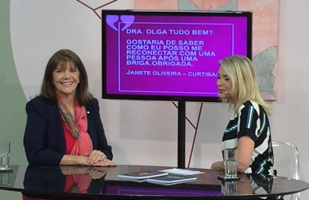 Olga Tessari no Programa De Bem com a Vida